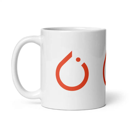 PyTorhch Icons on White Glossy Mug