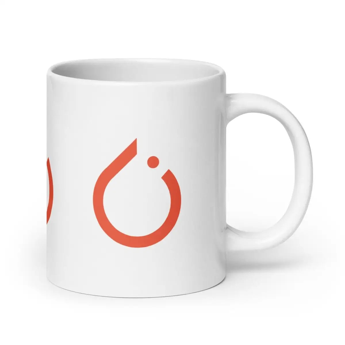 PyTorhch Icons on White Glossy Mug