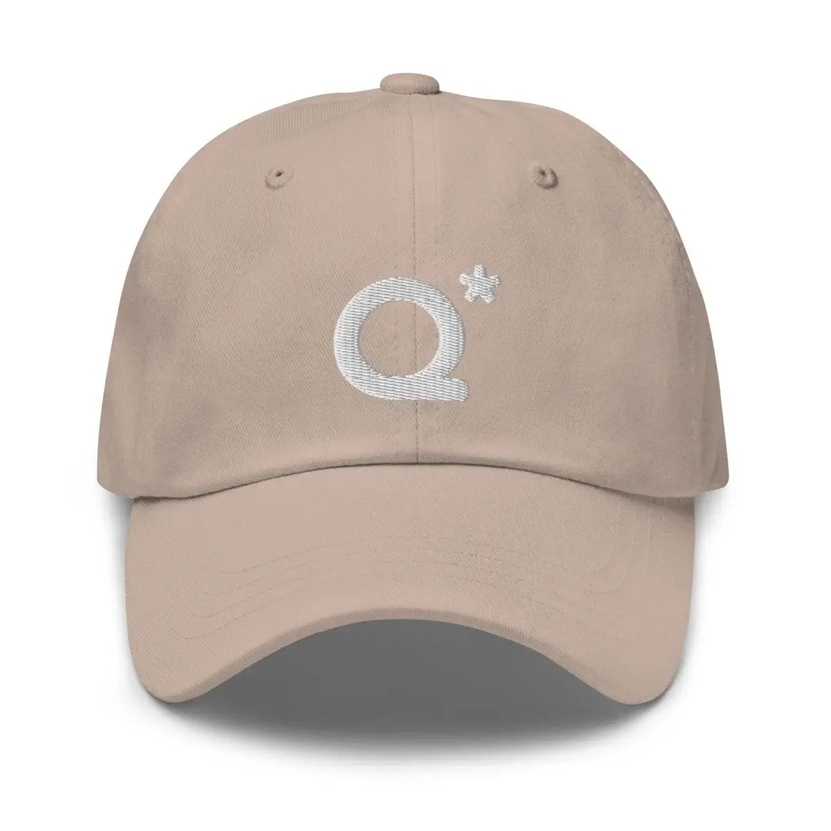 Q* (Q-Star) Embroidered Cap 1 - Stone