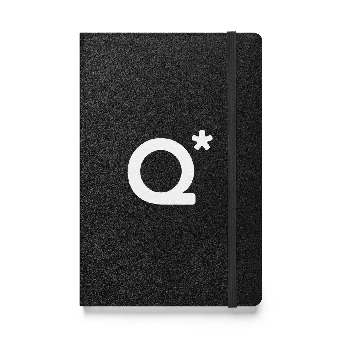 Q* (Q-Star) Hardcover Bound Notebook 1 - Black