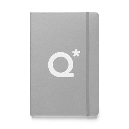 Q* (Q-Star) Hardcover Bound Notebook 1 - Silver