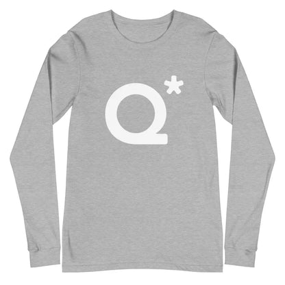 Q* (Q-Star) Long Sleeve T-Shirt (unisex) - Athletic Heather / M