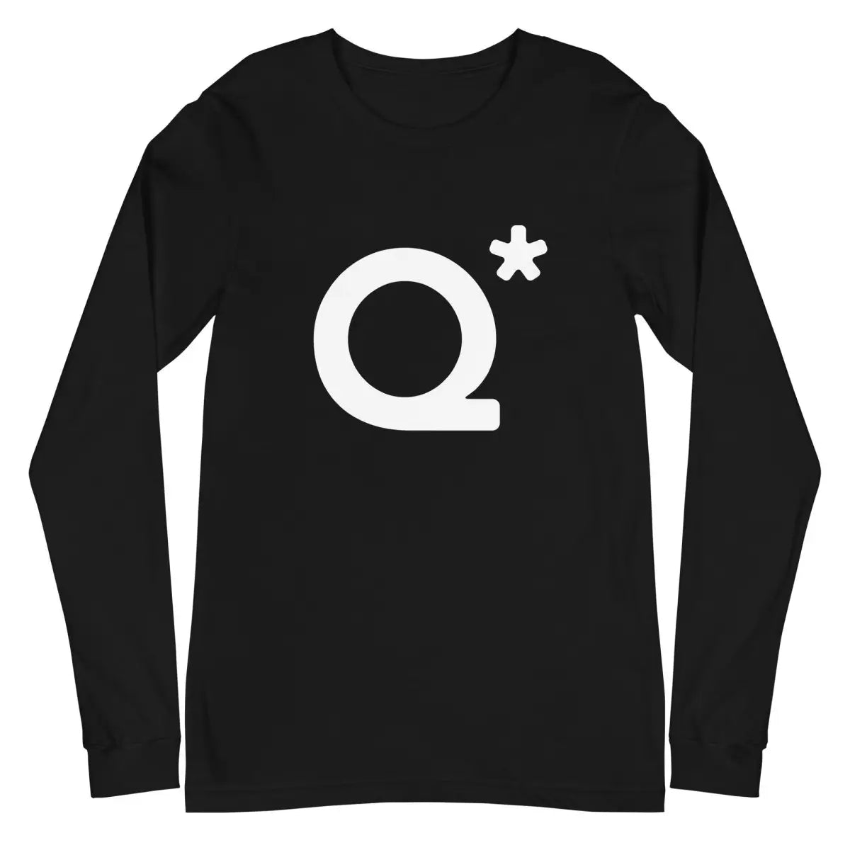 Q* (Q-Star) Long Sleeve T-Shirt (unisex) - Black / M