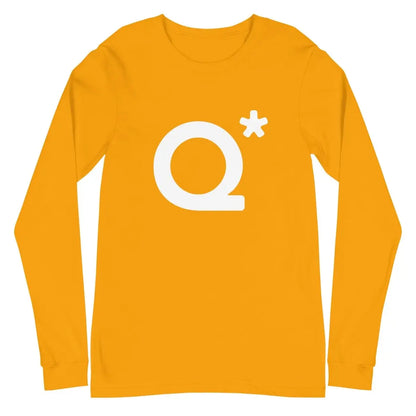 Q* (Q-Star) Long Sleeve T-Shirt (unisex) - Gold / M