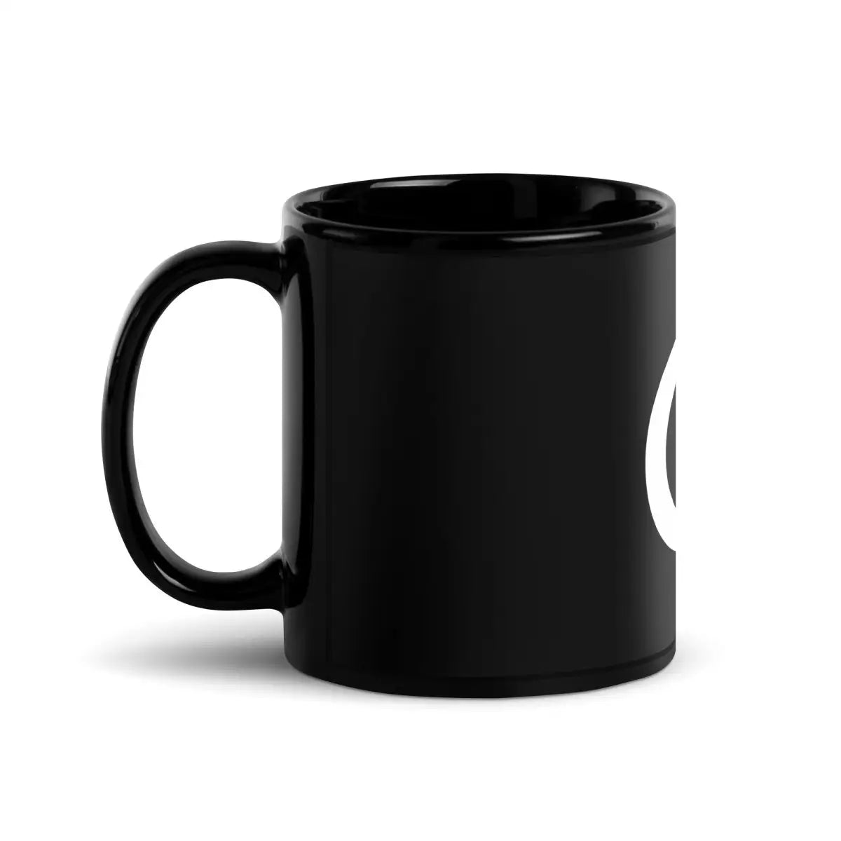 Q* (Q-Star) on Black Glossy Mug 1