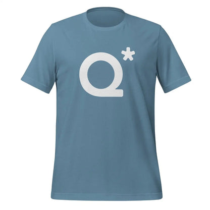 Q* (Q-Star) T-Shirt 1 (unisex) - Steel Blue / M