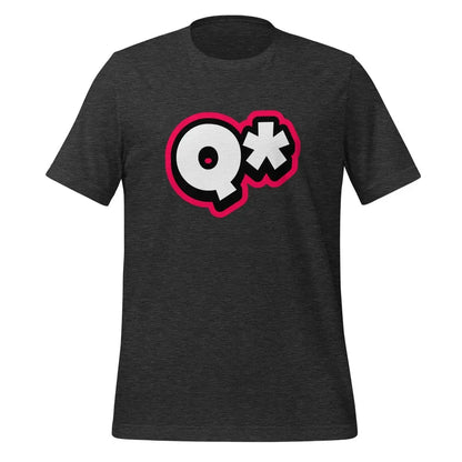 Q* (Q-Star) T-Shirt 7 (unisex) - Dark Grey Heather / M