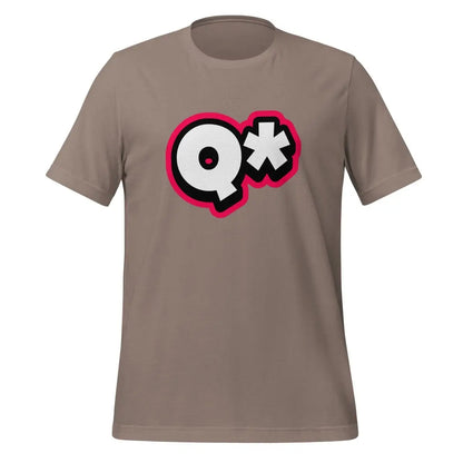 Q* (Q-Star) T-Shirt 7 (unisex) - Pebble / M