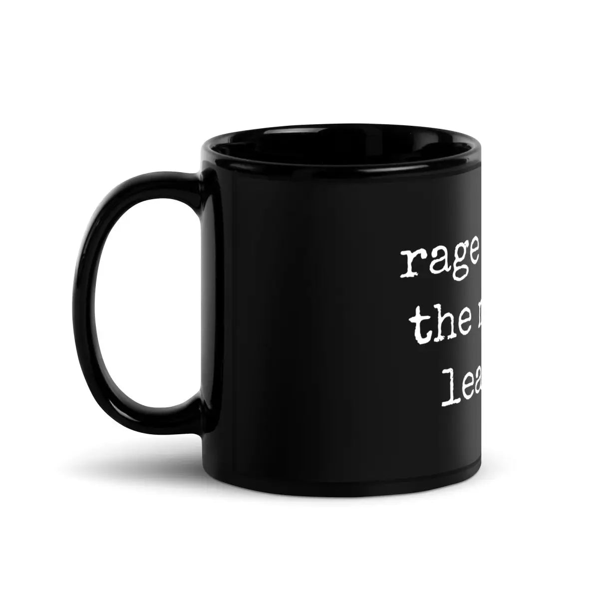 rage against the machine learning Black Glossy Mug