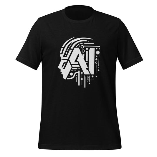 AI Robot Head T - Shirt (unisex) - Black - AI Store