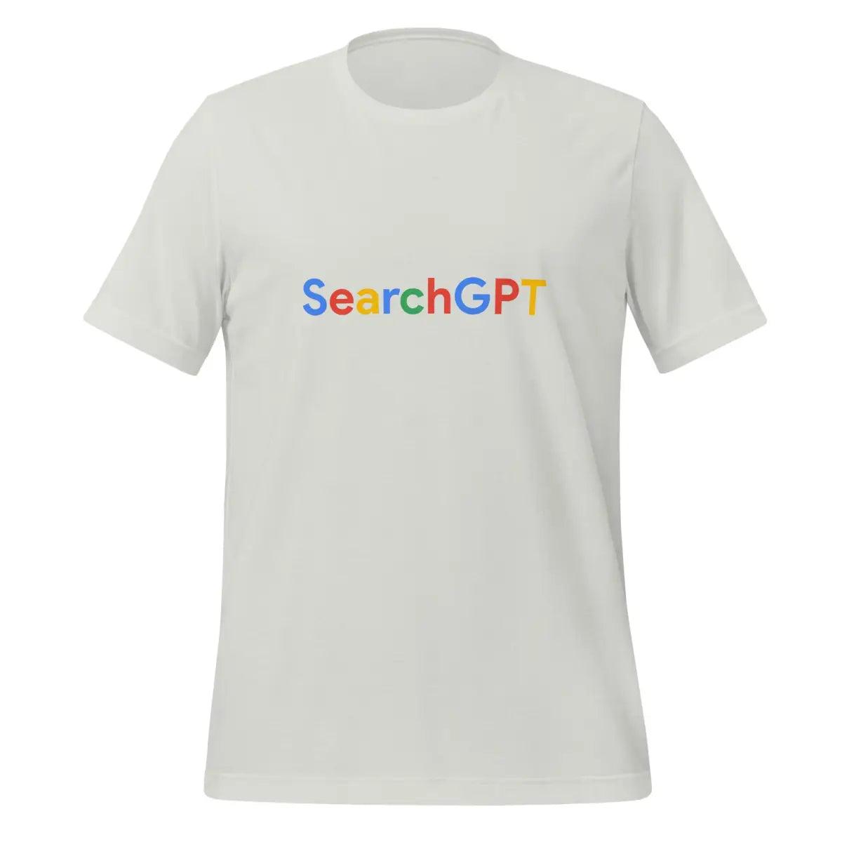 SearchGPT Search Logo T-Shirt (unisex) - Silver / M