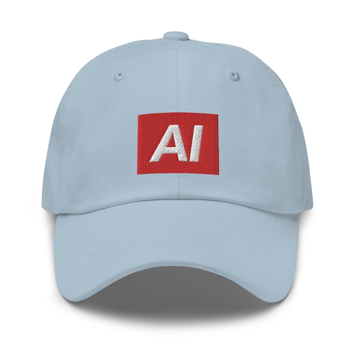 AI Sign Embroidered Cap - Light Blue - AI Store