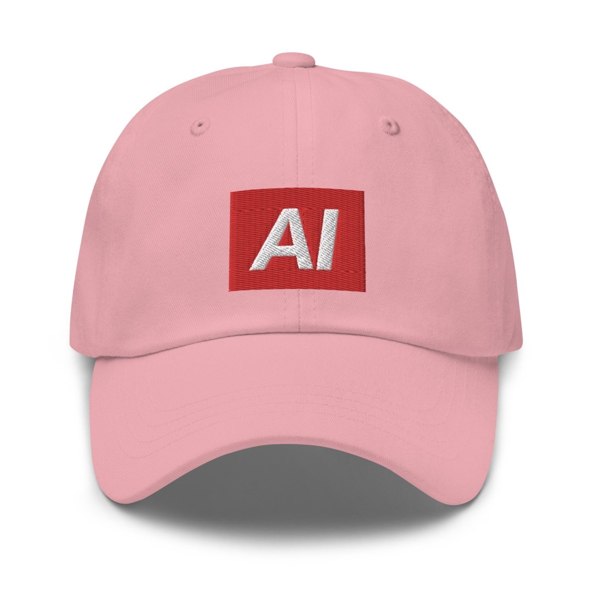 AI Sign Embroidered Cap - Pink - AI Store