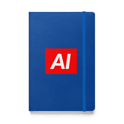 AI Sign Hardcover Bound Notebook - Blue - AI Store