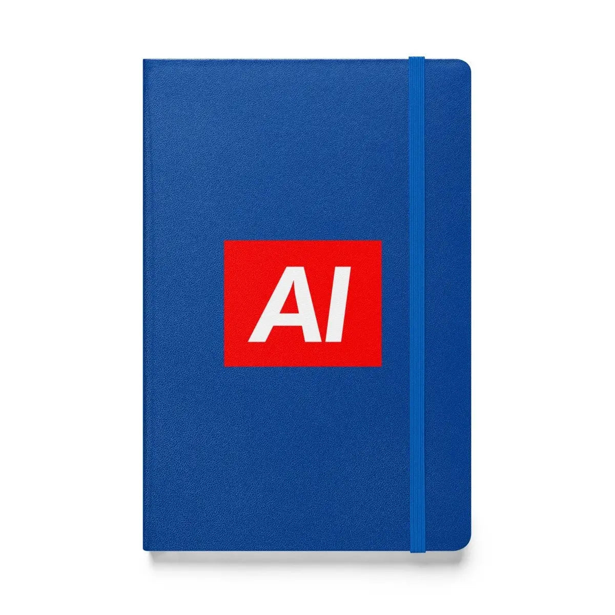 AI Sign Hardcover Bound Notebook - Blue