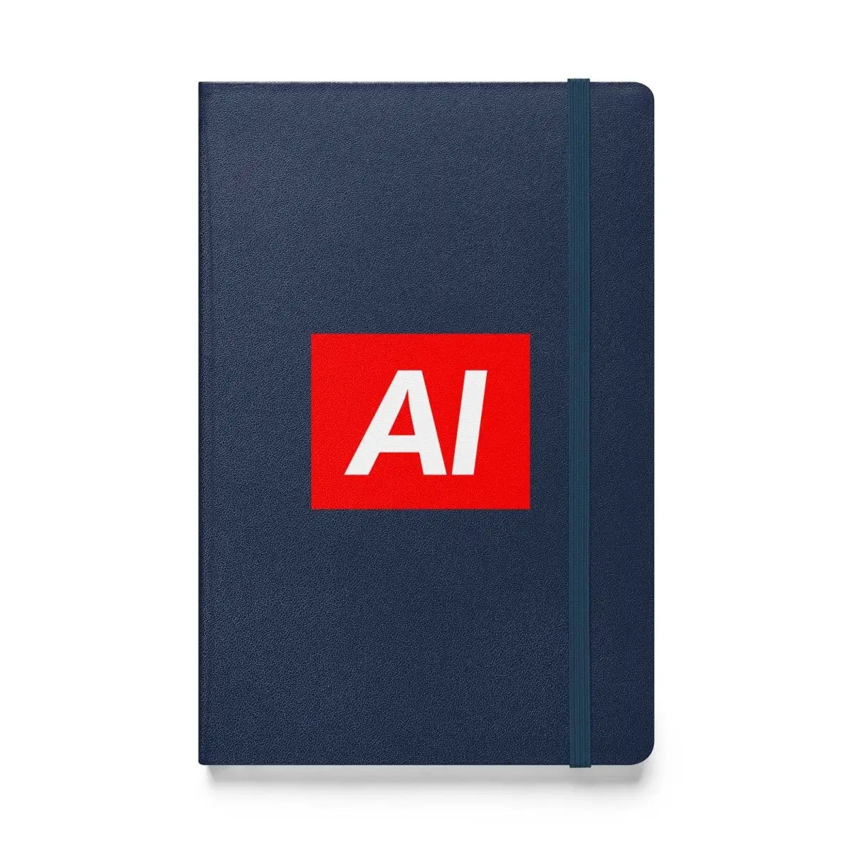 AI Sign Hardcover Bound Notebook - Navy