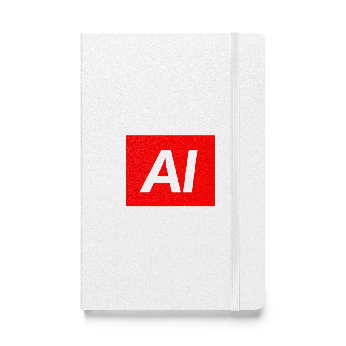 AI Sign Hardcover Bound Notebook - White - AI Store