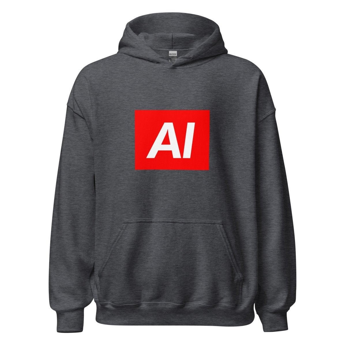 AI Sign Hoodie (unisex) - Dark Heather - AI Store