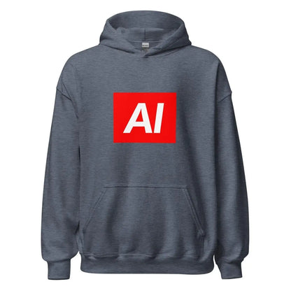 AI Sign Hoodie (unisex) - Heather Sport Dark Navy / M