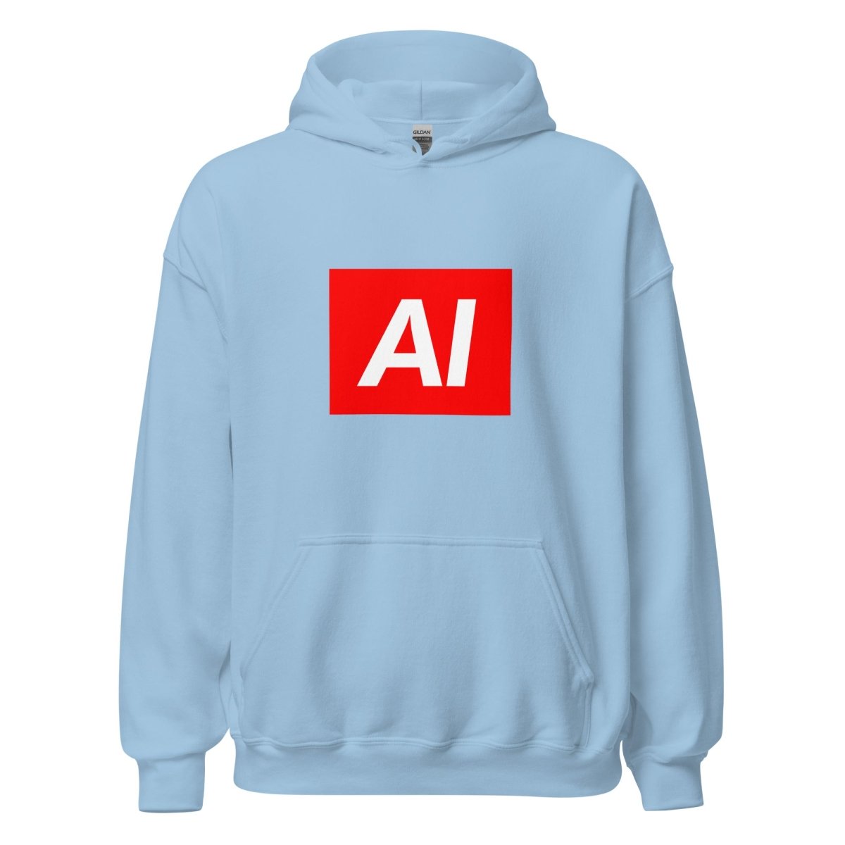 AI Sign Hoodie (unisex) - Light Blue - AI Store