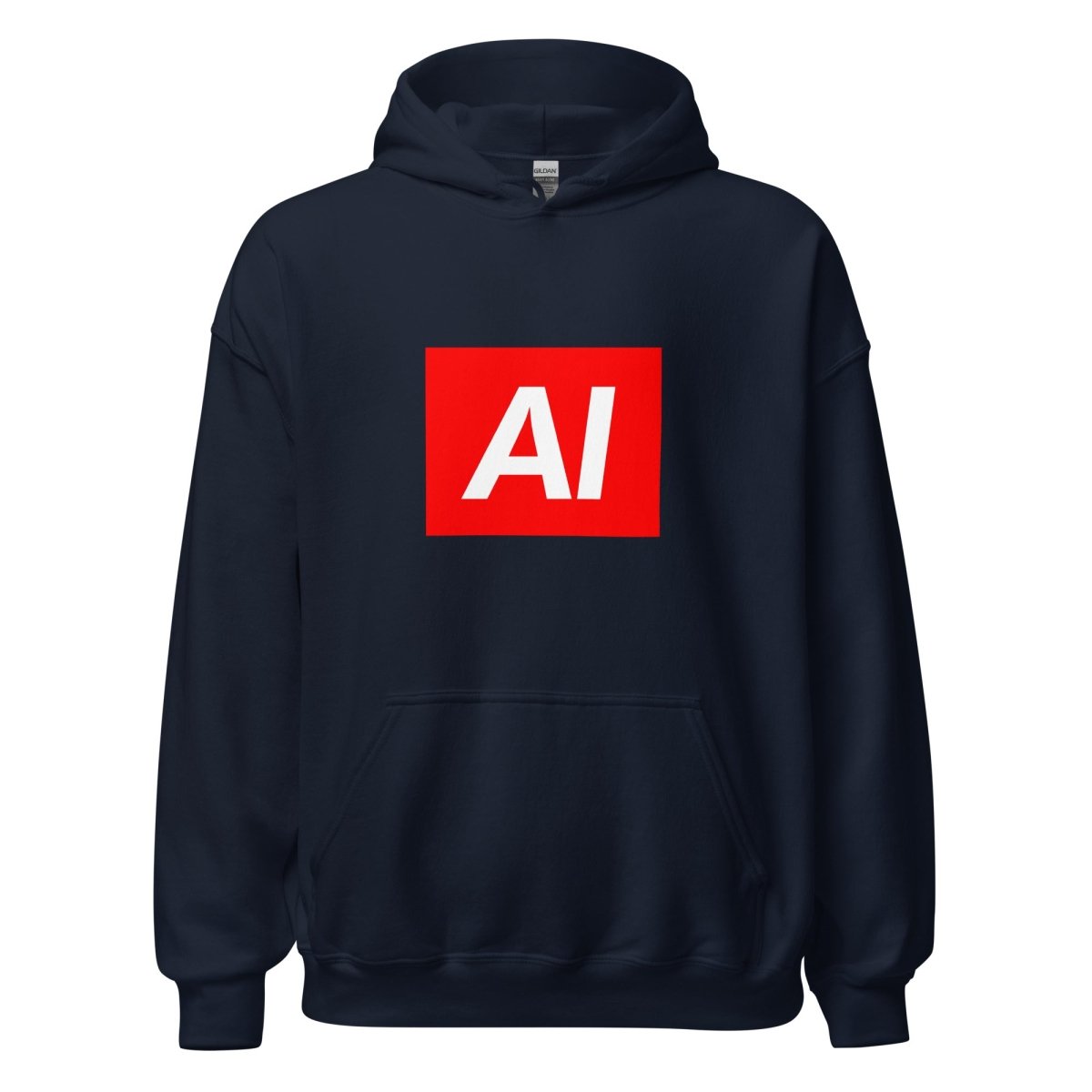 AI Sign Hoodie (unisex) - Navy - AI Store