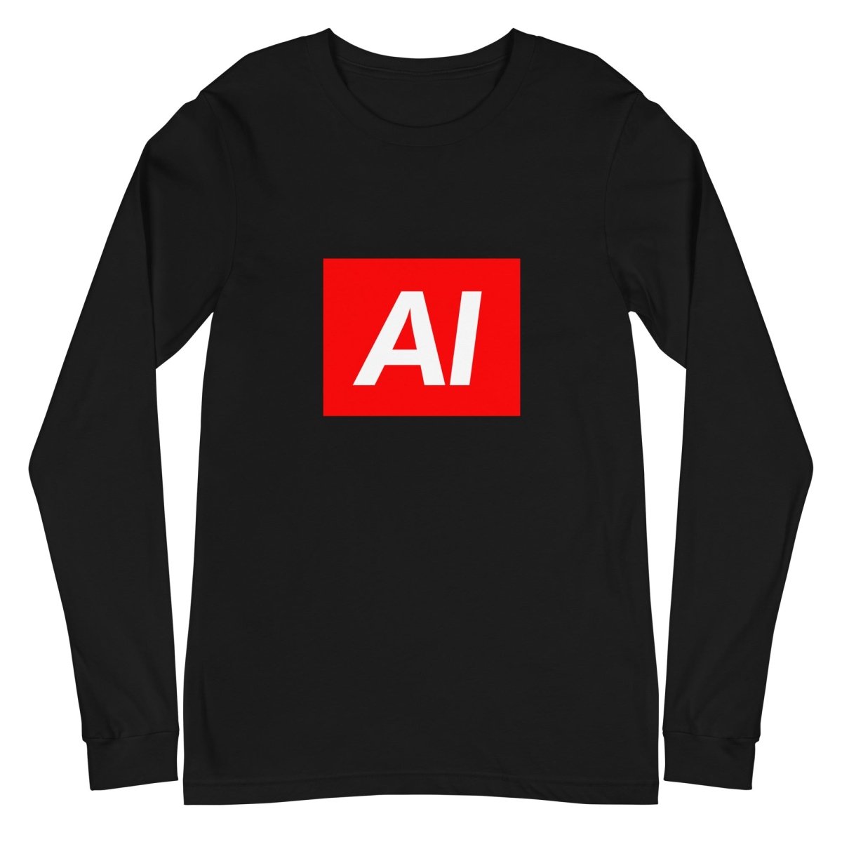 AI Sign Long Sleeve T-Shirt (unisex) - Black - AI Store