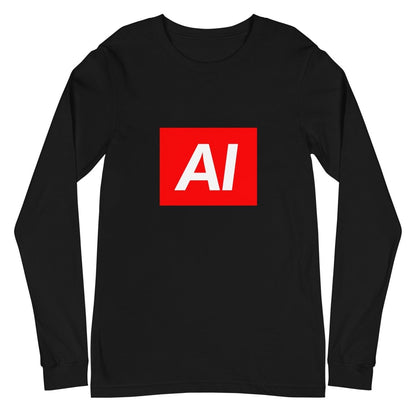 AI Sign Long Sleeve T-Shirt (unisex) - Black - AI Store