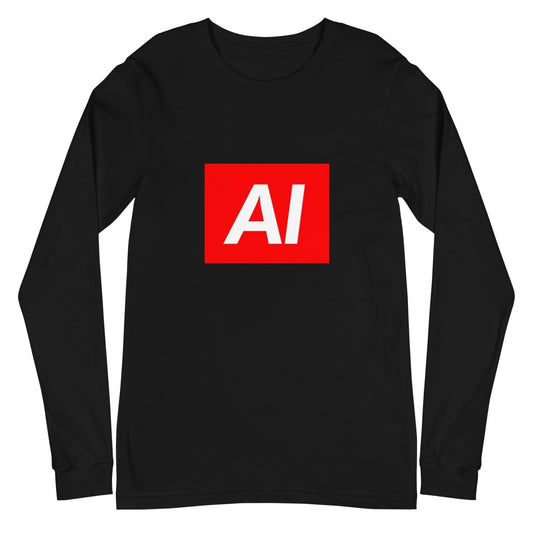 AI Sign Long Sleeve T - Shirt (unisex) - Black - AI Store