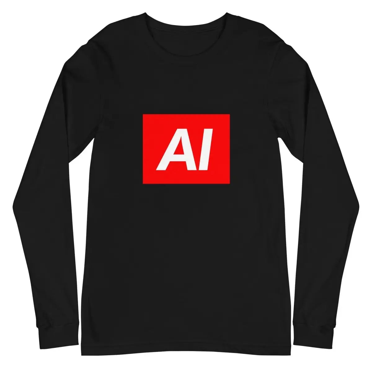 AI Sign Long Sleeve T-Shirt (unisex) - Black / M