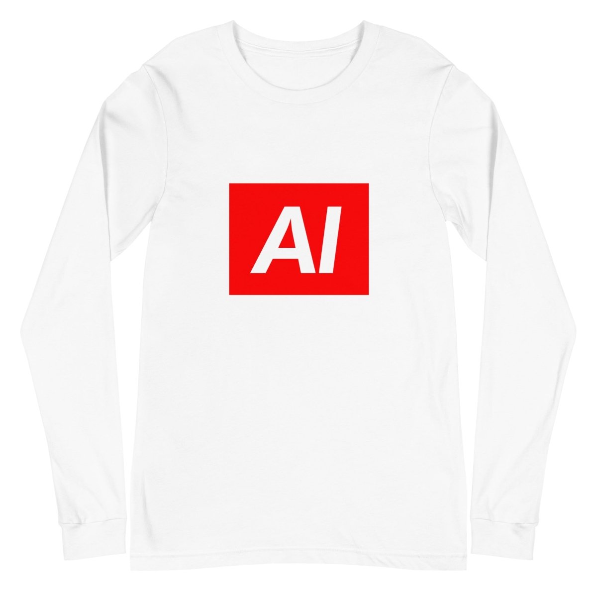 AI Sign Long Sleeve T-Shirt (unisex) - White - AI Store