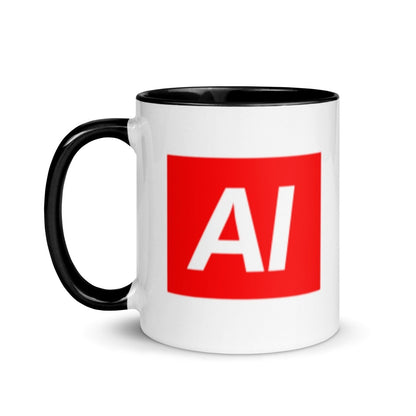 AI Sign Mug with Color Inside - Black - AI Store