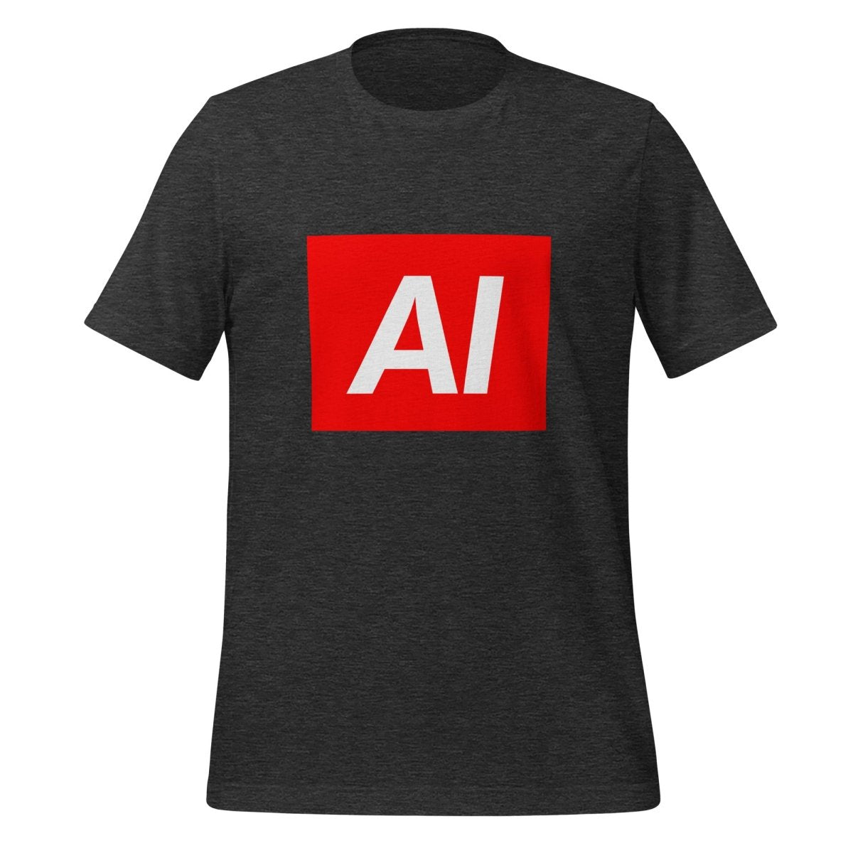 AI Sign T - Shirt (unisex) - Dark Grey Heather - AI Store
