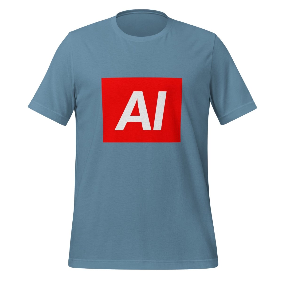 AI Sign T - Shirt (unisex) - Steel Blue - AI Store