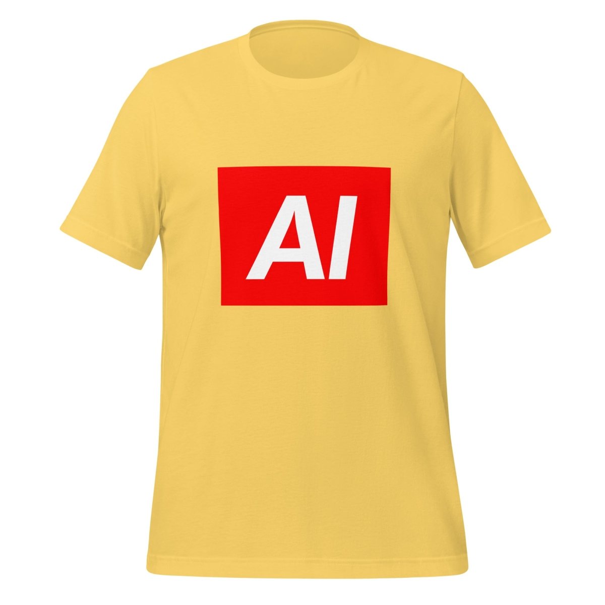 AI Sign T - Shirt (unisex) - Yellow - AI Store