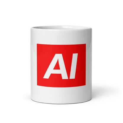 AI Sign White Glossy Mug - 20 oz - AI Store