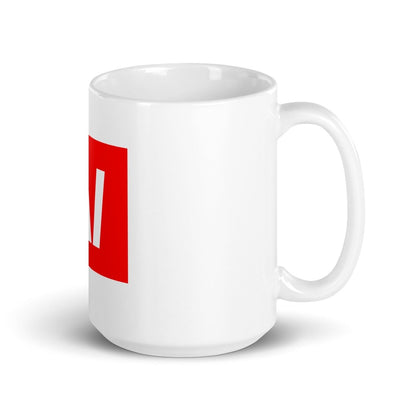 AI Sign White Glossy Mug - 15 oz - AI Store