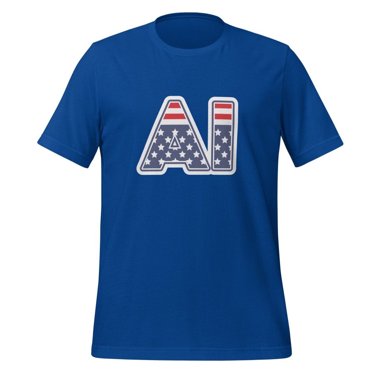 AI Stars and Stripes T-Shirt (unisex) - True Royal - AI Store