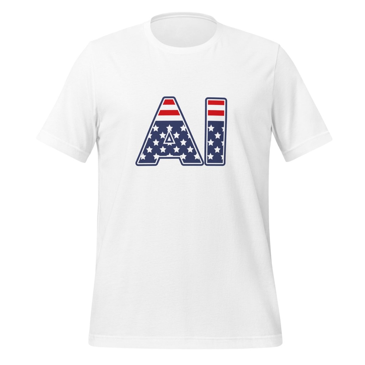 AI Stars and Stripes T-Shirt (unisex) - White - AI Store