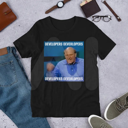 Steve Ballmer Developers x 4 T-Shirt (unisex)