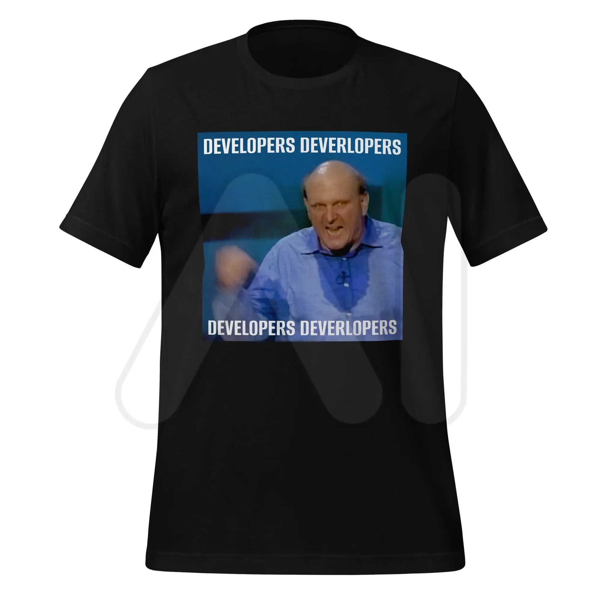 Steve Ballmer Developers x 4 T-Shirt (unisex) - Black / M