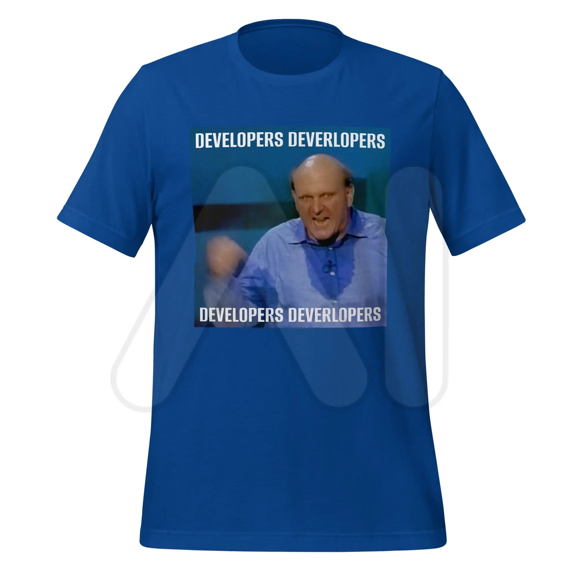 Steve Ballmer Developers x 4 T-Shirt (unisex) - True Royal / M