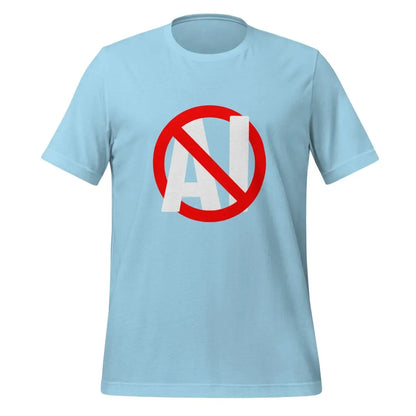 Stop AI T-Shirt (unisex) - Ocean Blue / M