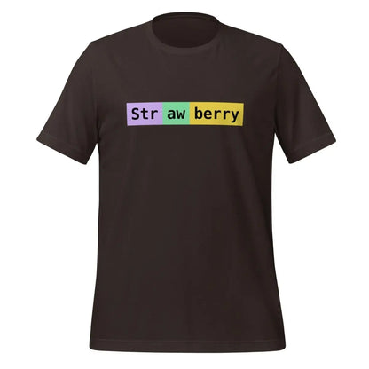 Strawberry Tokens T-Shirt (unisex) - Brown / M