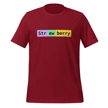 Strawberry Tokens T-Shirt (unisex) - Cardinal / M