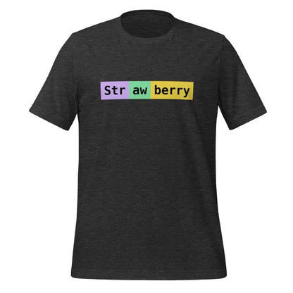 Strawberry Tokens T-Shirt (unisex) - Dark Grey Heather / M