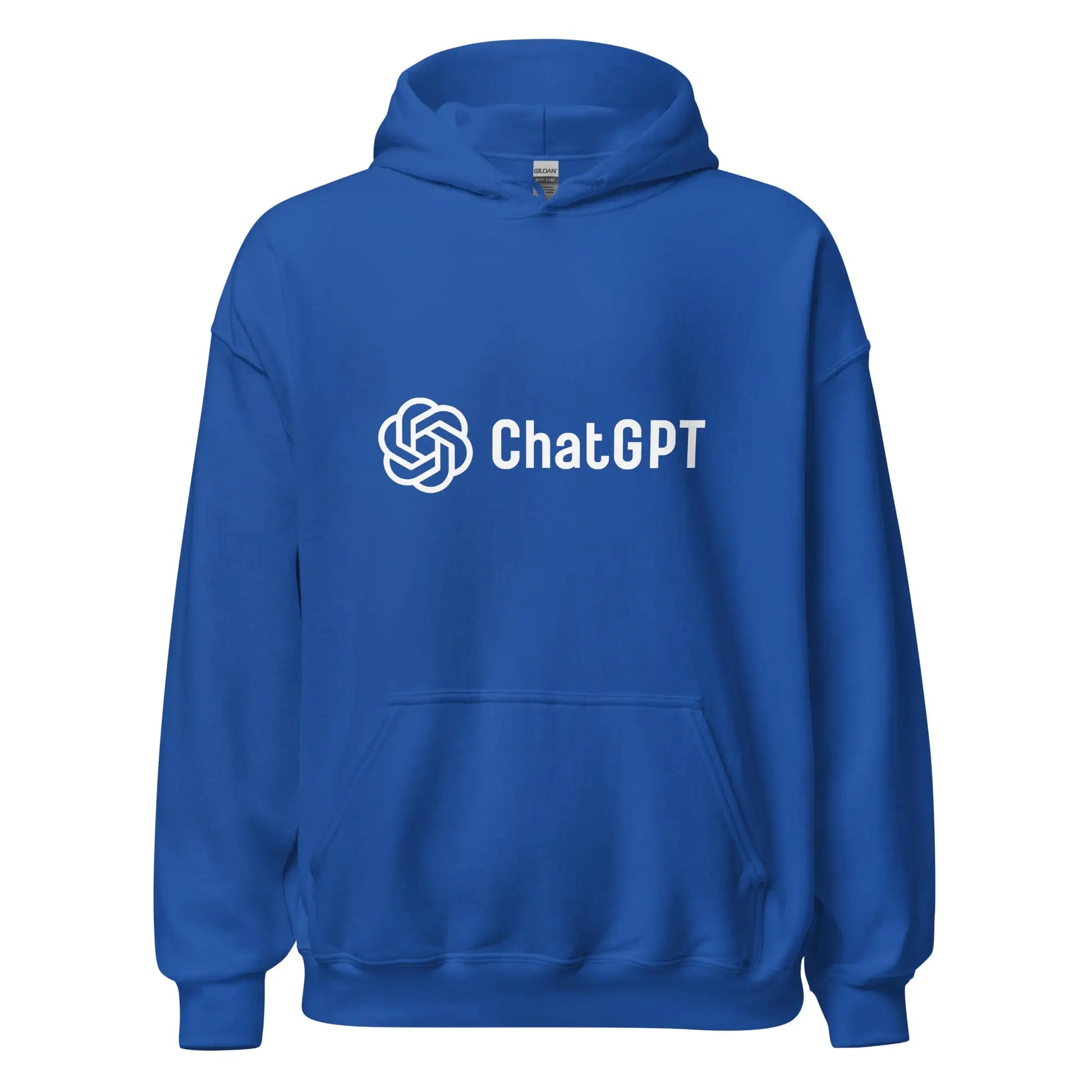 Stylized ChatGPT Logo Hoodie (unisex) - Royal / M