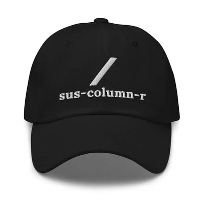 sus-column-r Grok Embroidered Cap - Black