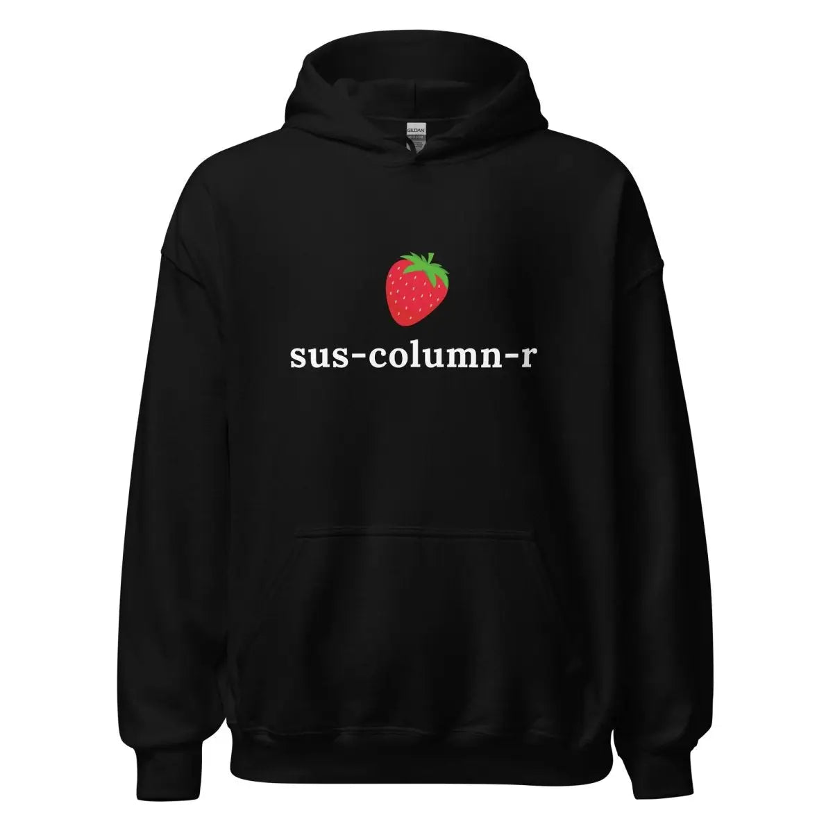 sus-column-r Strawberry Hoodie (unisex) - Black / M