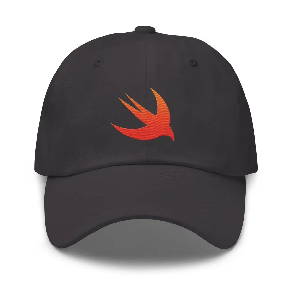 Swift Logo True-Color Embroidered Cap - Dark Grey