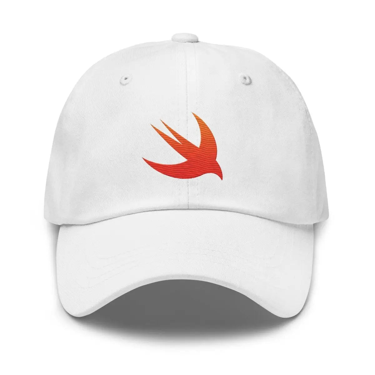 Swift Logo True-Color Embroidered Cap - White